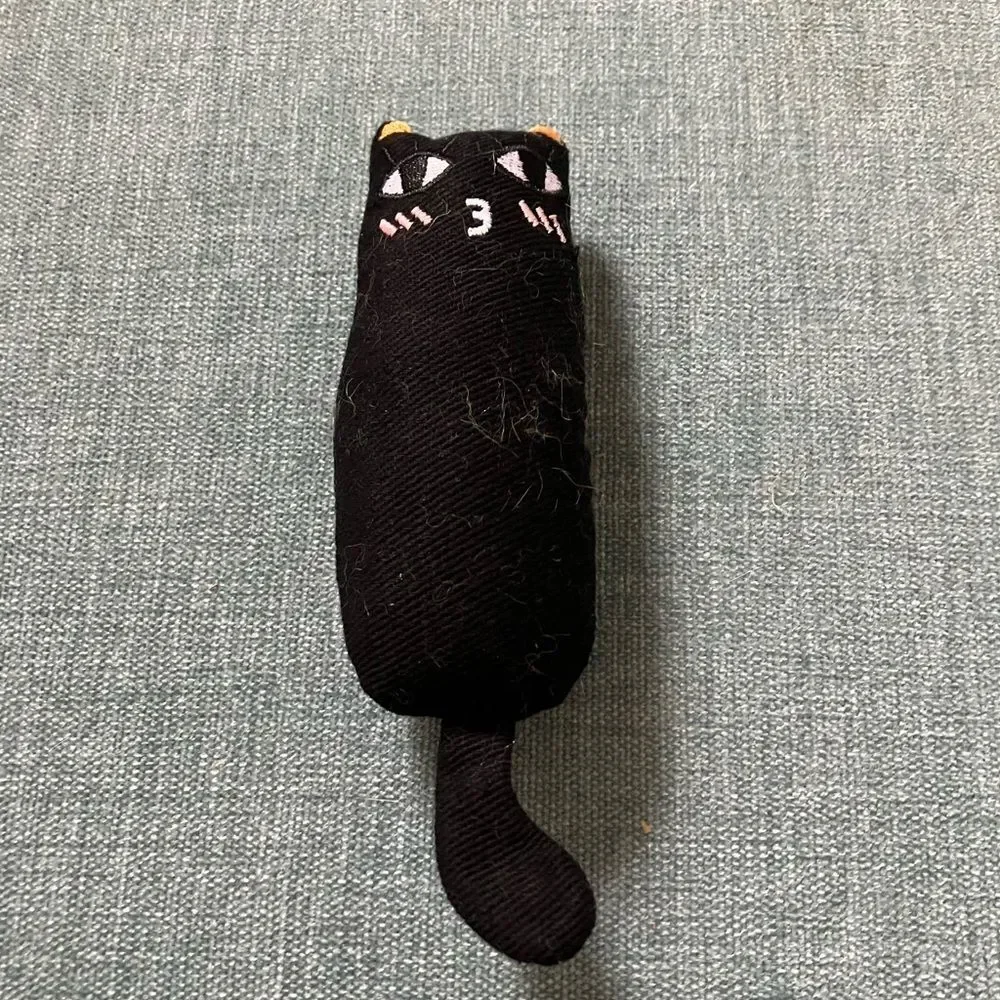 Gently Used Black Cat Catnip Toy